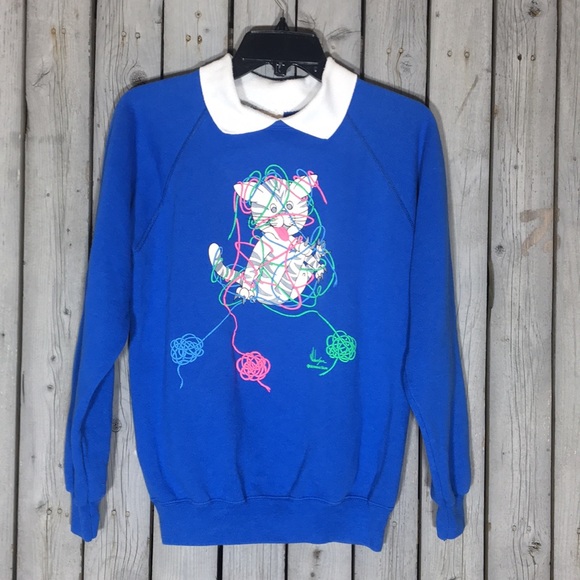 Vintage Morning Sun Kitten Sweater - Picture 1 of 6